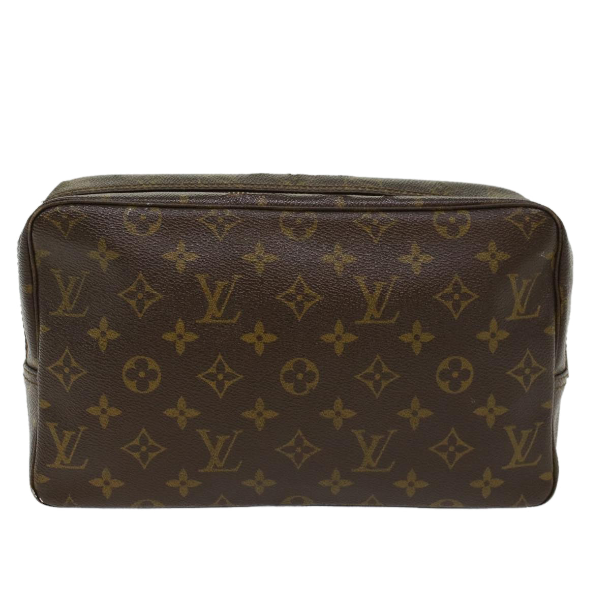 LOUIS VUITTON Monogram Trousse Toilette 28 Clutch Bag M47522 LV Auth 48395