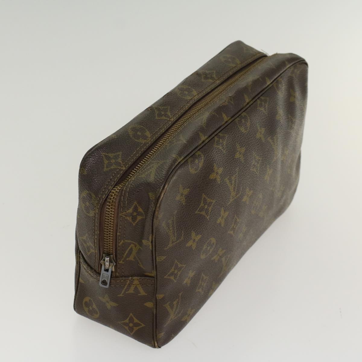 LOUIS VUITTON Monogram Trousse Toilette 28 Clutch Bag M47522 LV Auth 48395