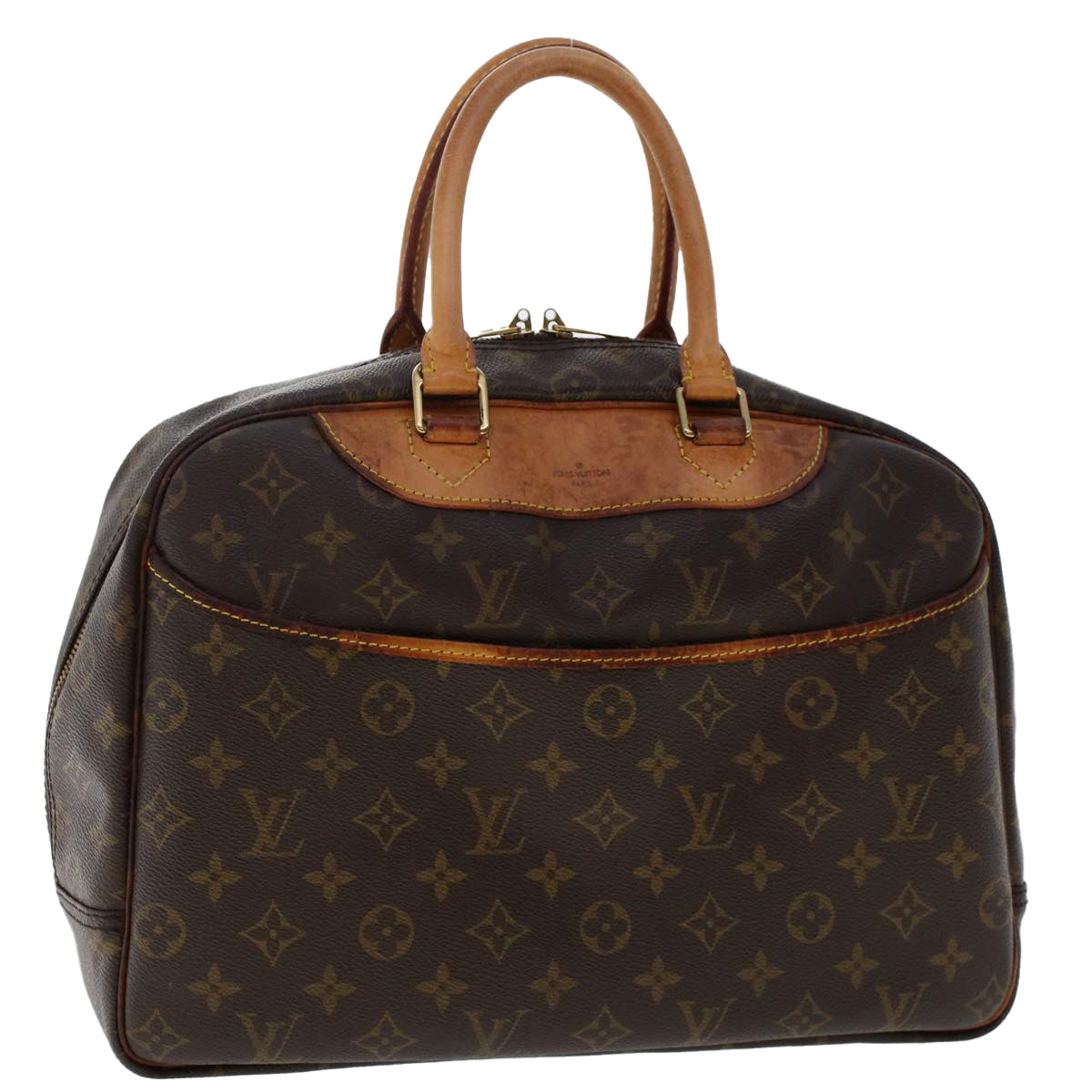 LOUIS VUITTON Monogram Deauville Hand Bag M47270 LV Auth 48418