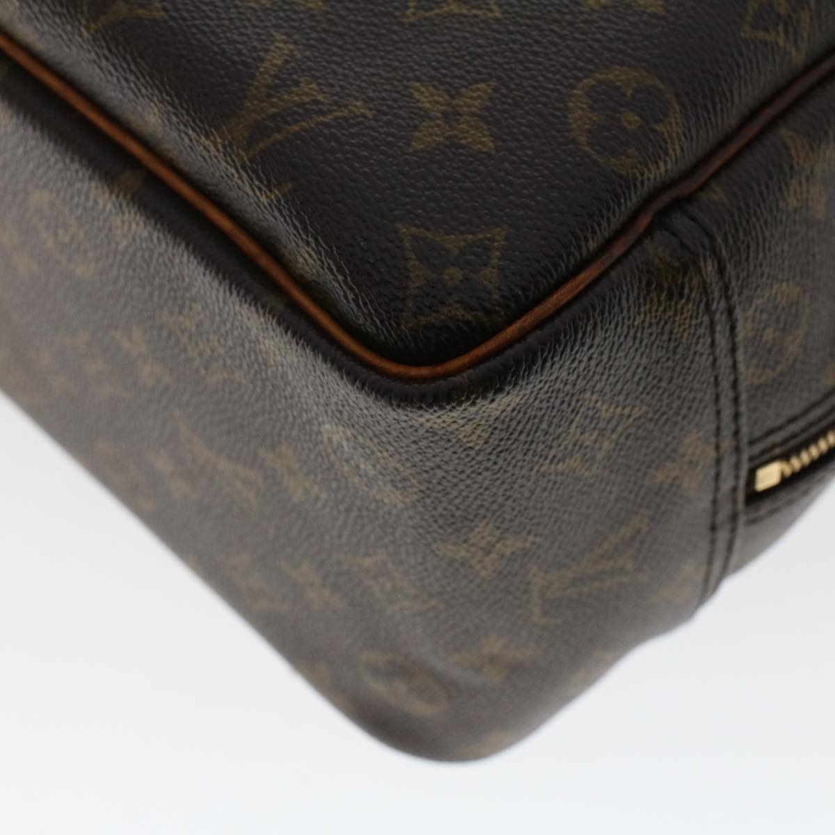 LOUIS VUITTON Monogram Deauville Hand Bag M47270 LV Auth 48418