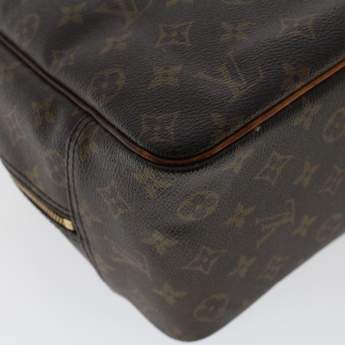 LOUIS VUITTON Monogram Deauville Hand Bag M47270 LV Auth 48418