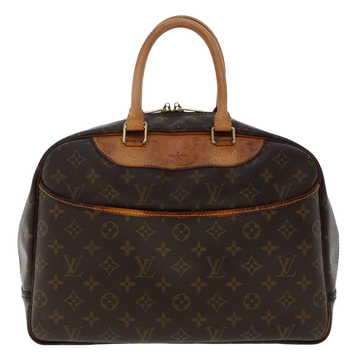 LOUIS VUITTON Monogram Deauville Hand Bag M47270 LV Auth 48418