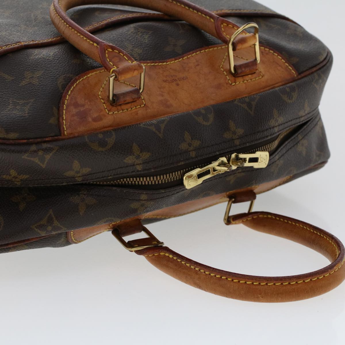 LOUIS VUITTON Monogram Deauville Hand Bag M47270 LV Auth 48418