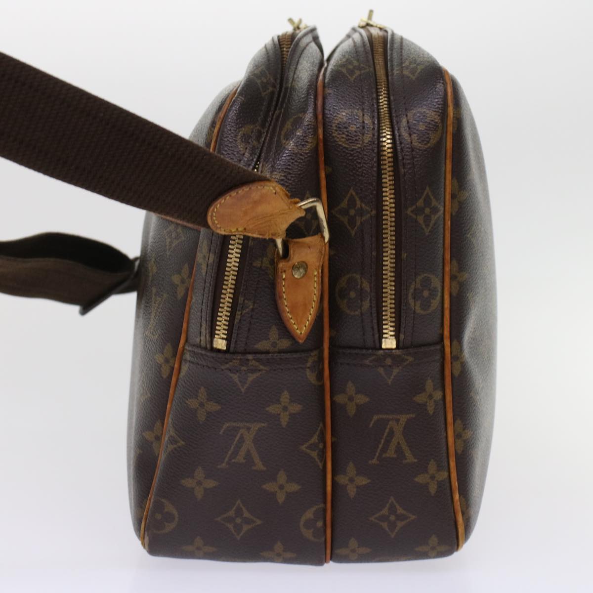 LOUIS VUITTON Monogram Reporter GM Shoulder Bag M45252 LV Auth 48420