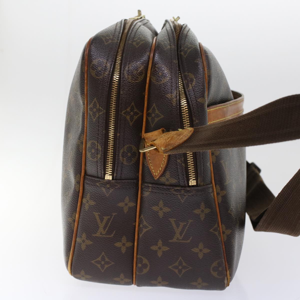 LOUIS VUITTON Monogram Reporter GM Shoulder Bag M45252 LV Auth 48420