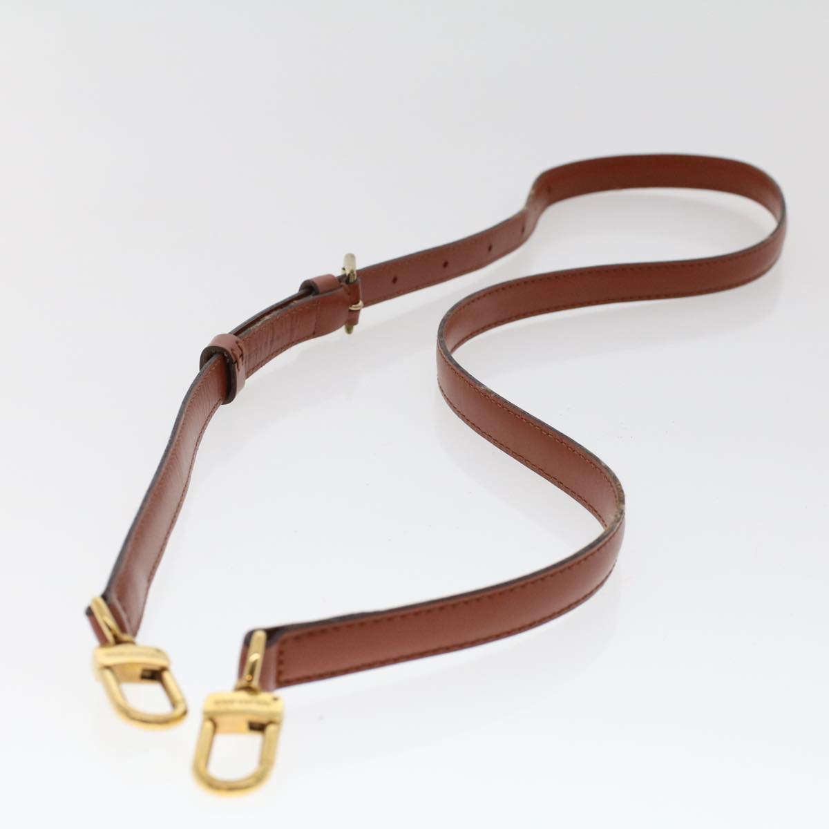 LOUIS VUITTON Epi Shoulder Strap 37""-44.1"" Brown LV Auth 48437