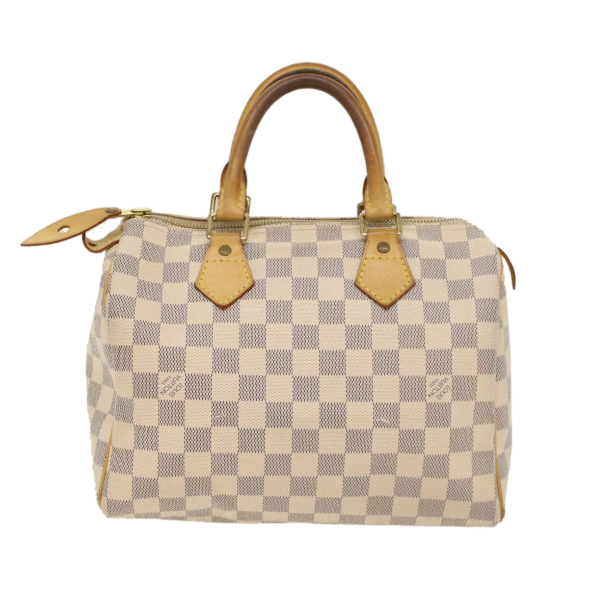 LOUIS VUITTON Damier Azur Speedy 25 Hand Bag N41534 LV Auth 48442