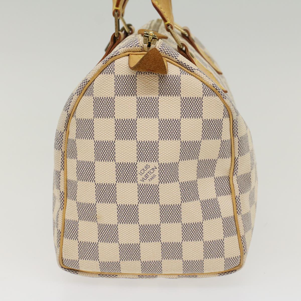 LOUIS VUITTON Damier Azur Speedy 25 Hand Bag N41534 LV Auth 48442