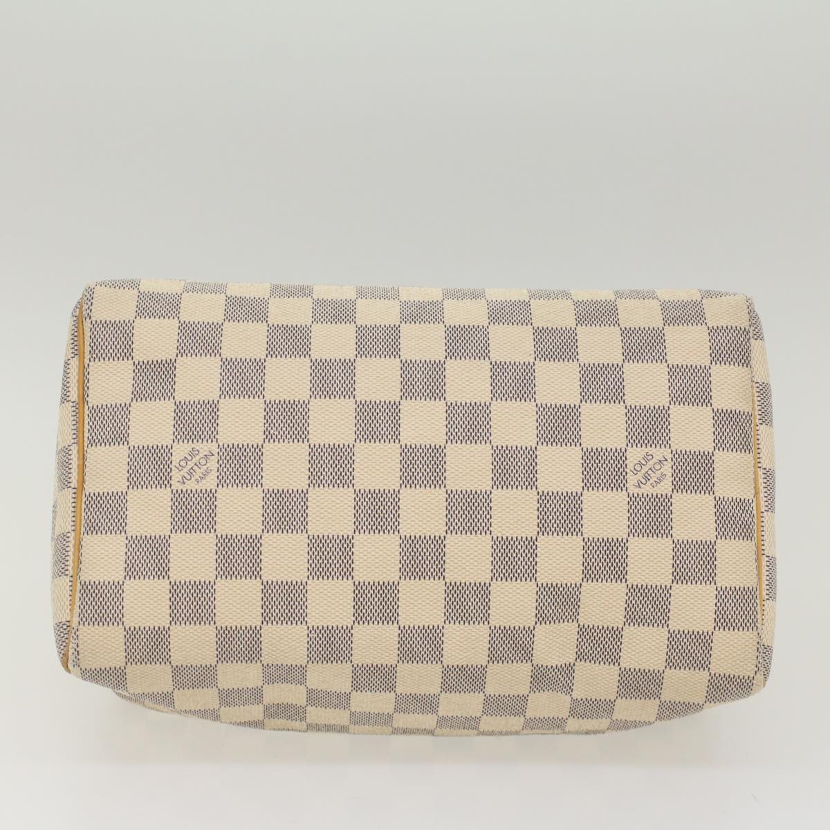 LOUIS VUITTON Damier Azur Speedy 25 Hand Bag N41534 LV Auth 48442