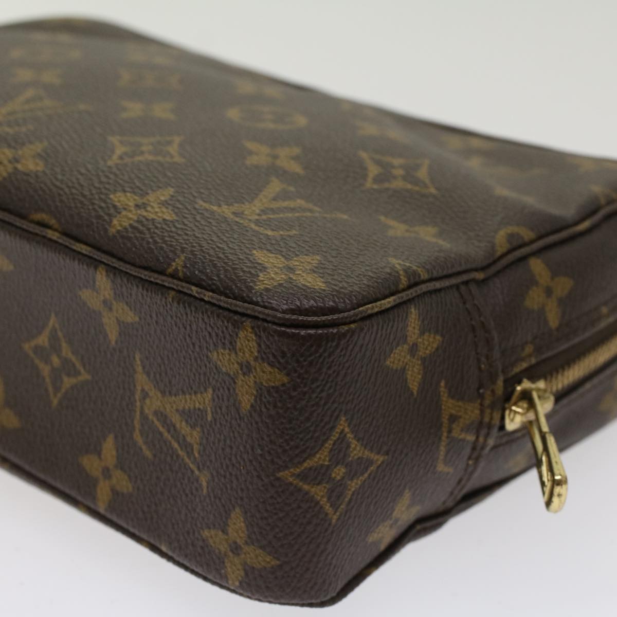 LOUIS VUITTON Monogram Trousse Toilette 23 Clutch Bag M47524 LV Auth 48493