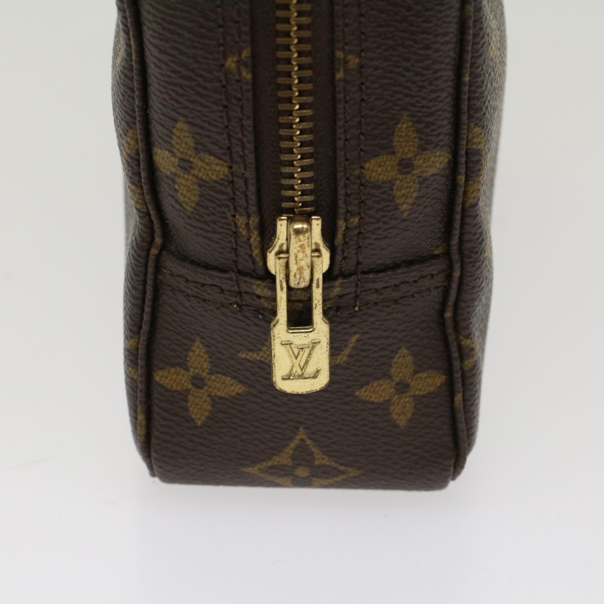 LOUIS VUITTON Monogram Trousse Toilette 23 Clutch Bag M47524 LV Auth 48493