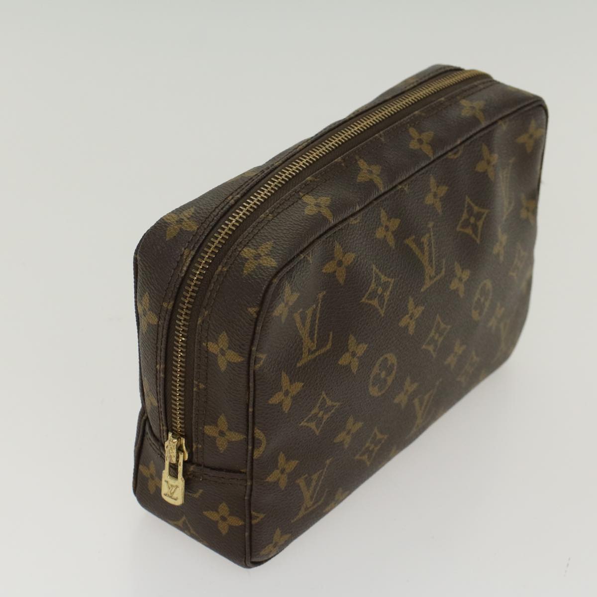 LOUIS VUITTON Monogram Trousse Toilette 23 Clutch Bag M47524 LV Auth 48493