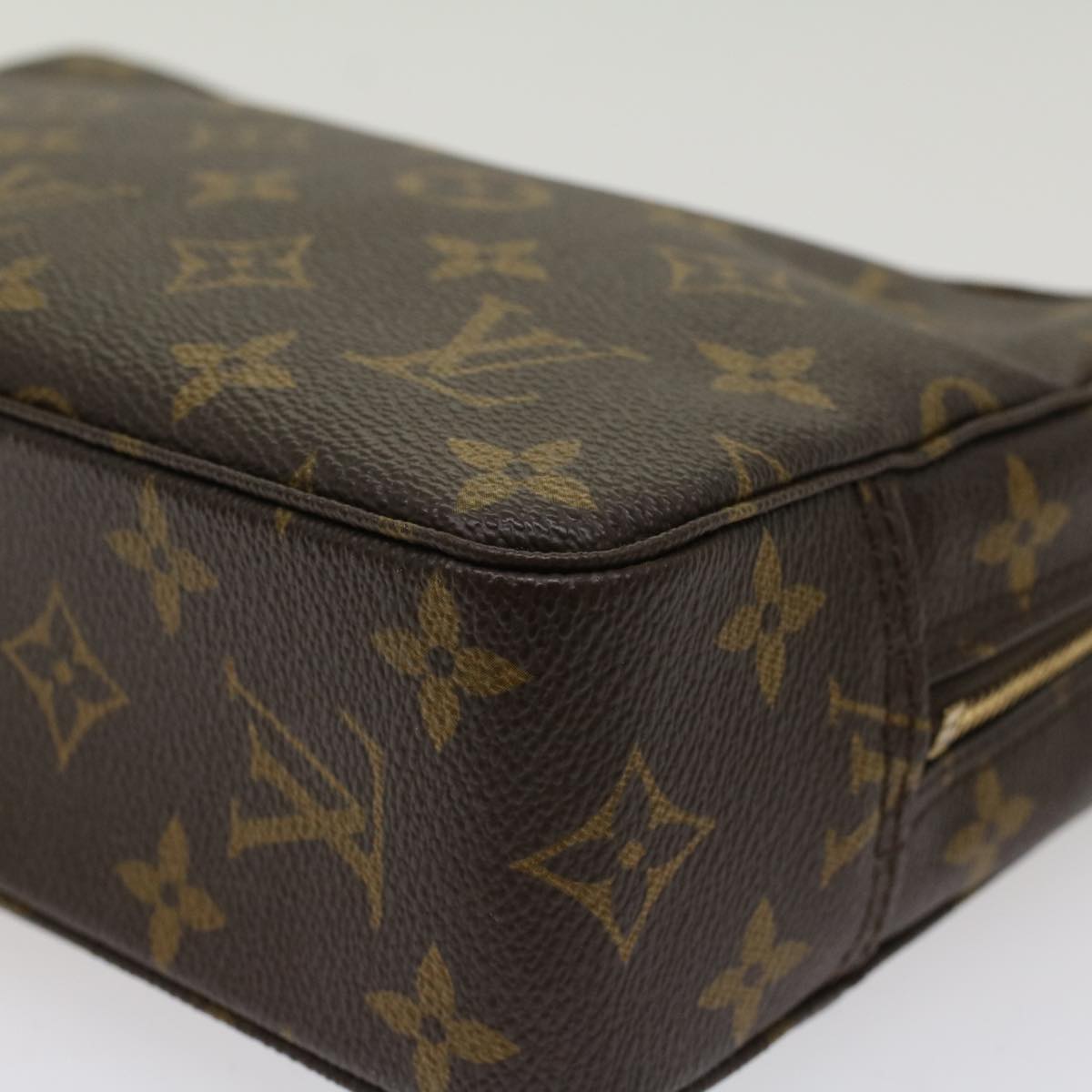 LOUIS VUITTON Monogram Trousse Toilette 23 Clutch Bag M47524 LV Auth 48493