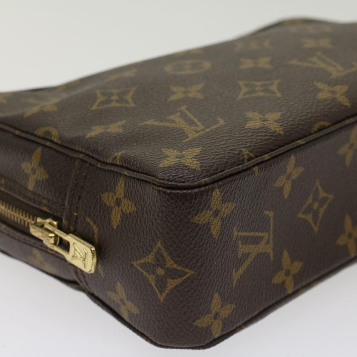 LOUIS VUITTON Monogram Trousse Toilette 23 Clutch Bag M47524 LV Auth 48493