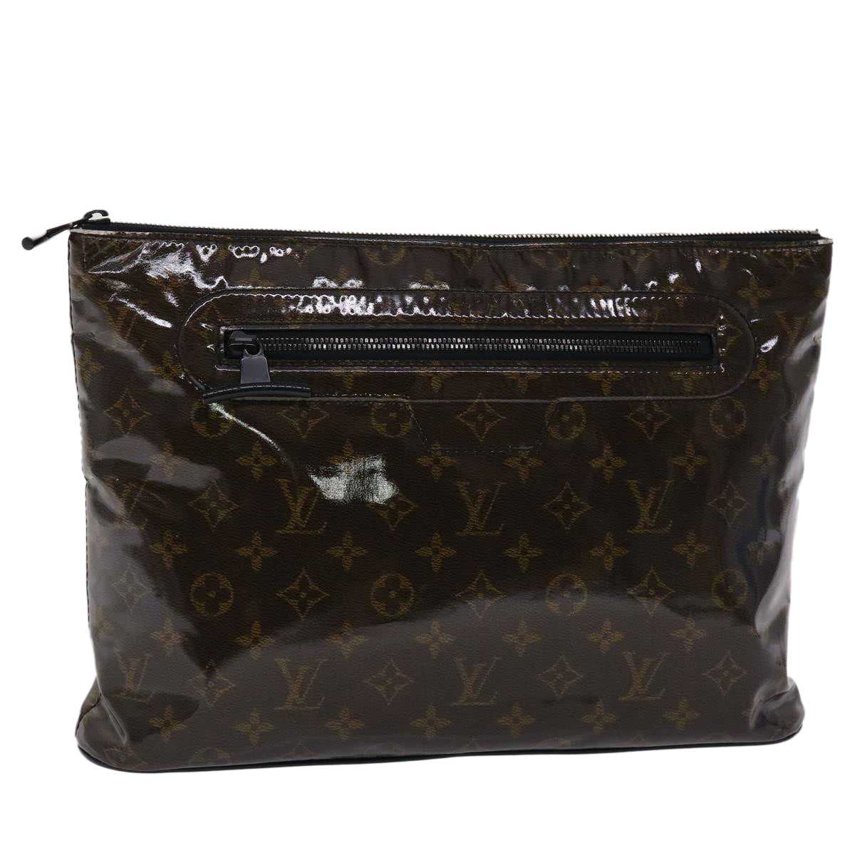 LOUIS VUITTON Monogram Glaze Pochette Cosmos Clutch Bag M63271 LV Auth 48501