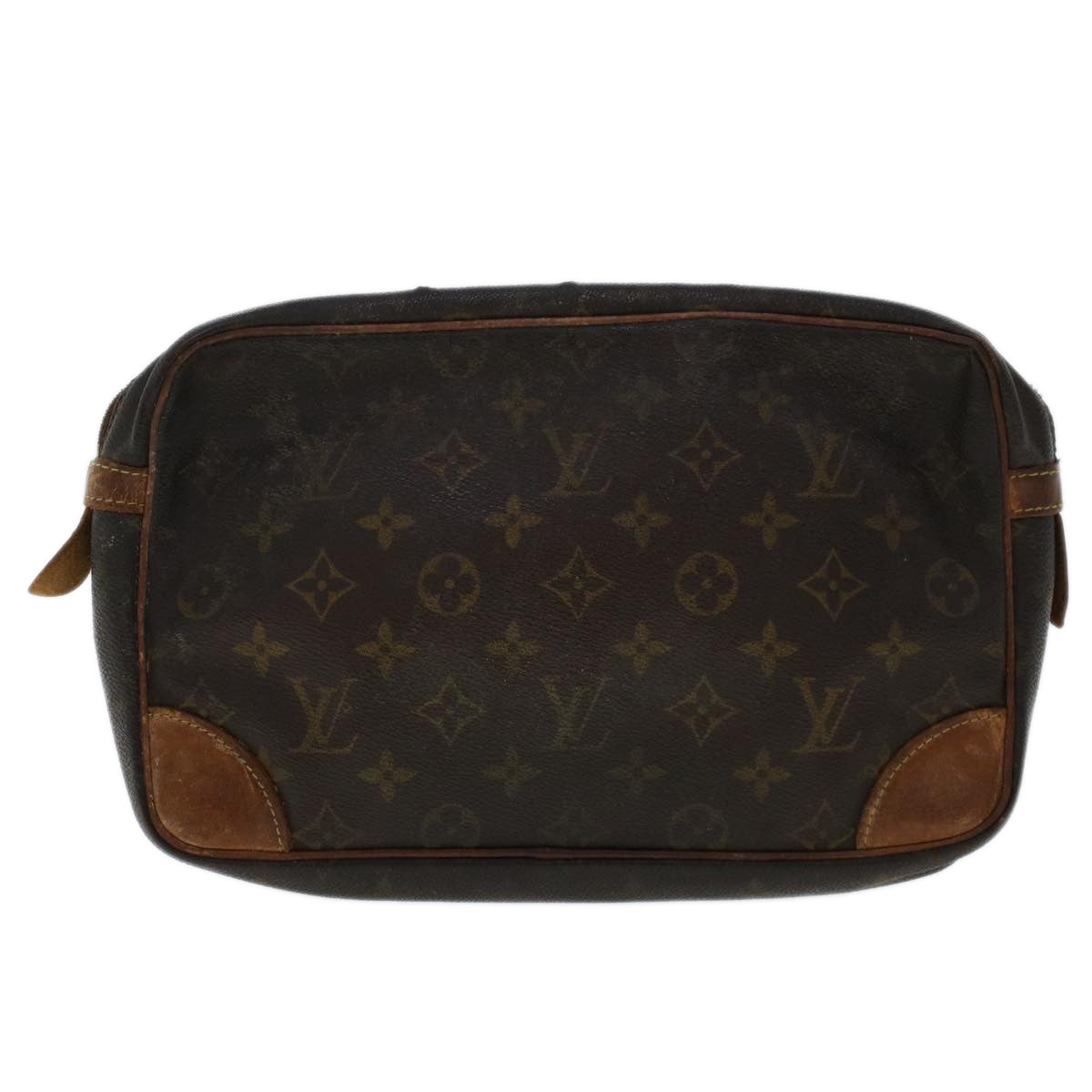 LOUIS VUITTON Monogram Compiegne 28 Clutch Bag M51845 LV Auth 48512 - 0