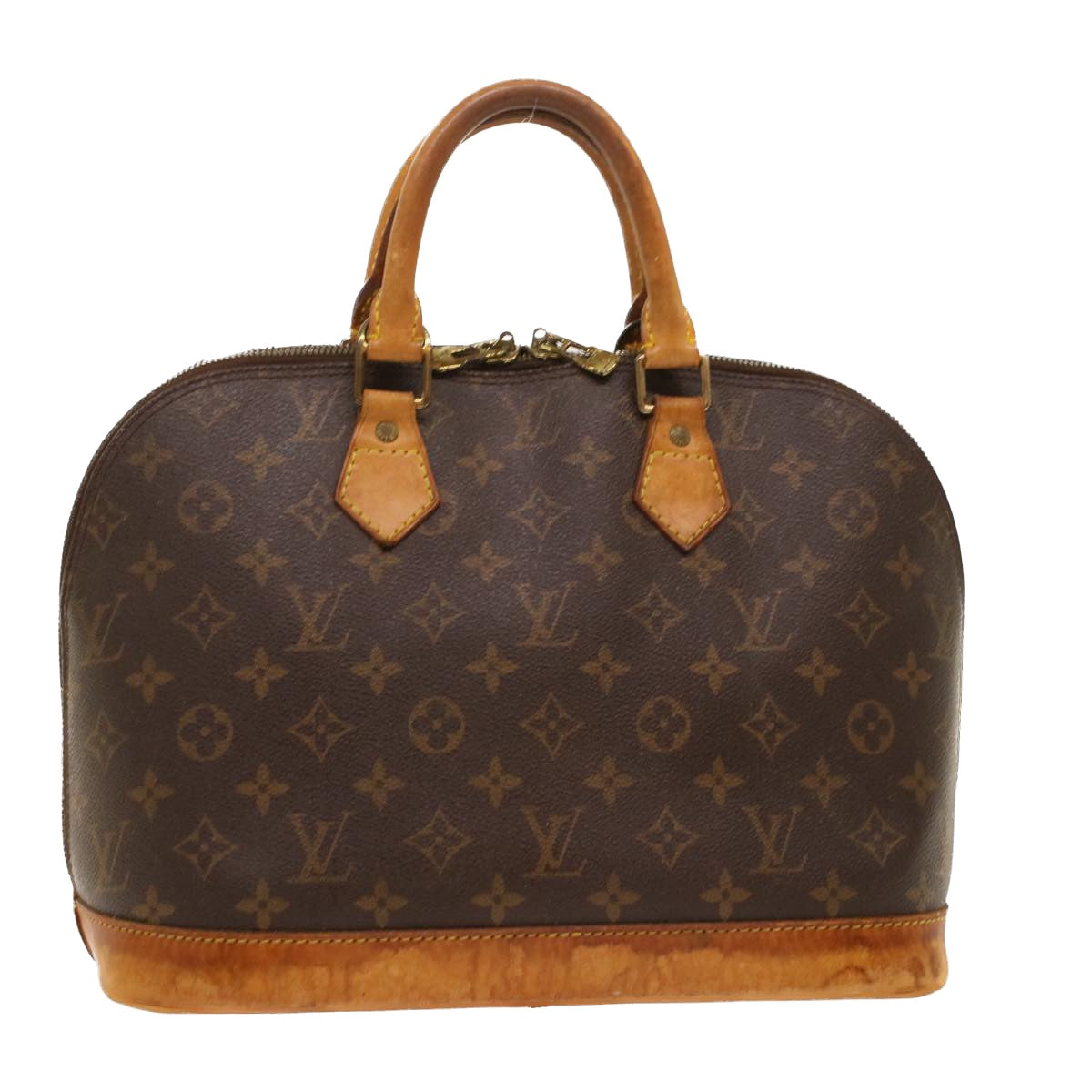 LOUIS VUITTON Monogram Alma Hand Bag M51130 LV Auth 48520