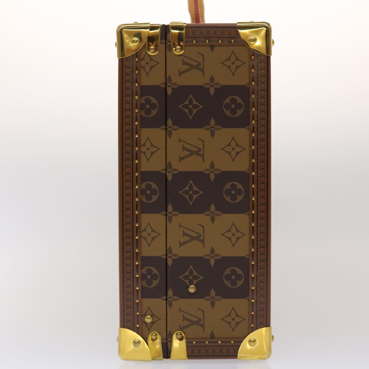 LOUIS VUITTON Monogram Stripe Cotteville 40 Trunk HUMAN MADE M20464 Auth 48522A