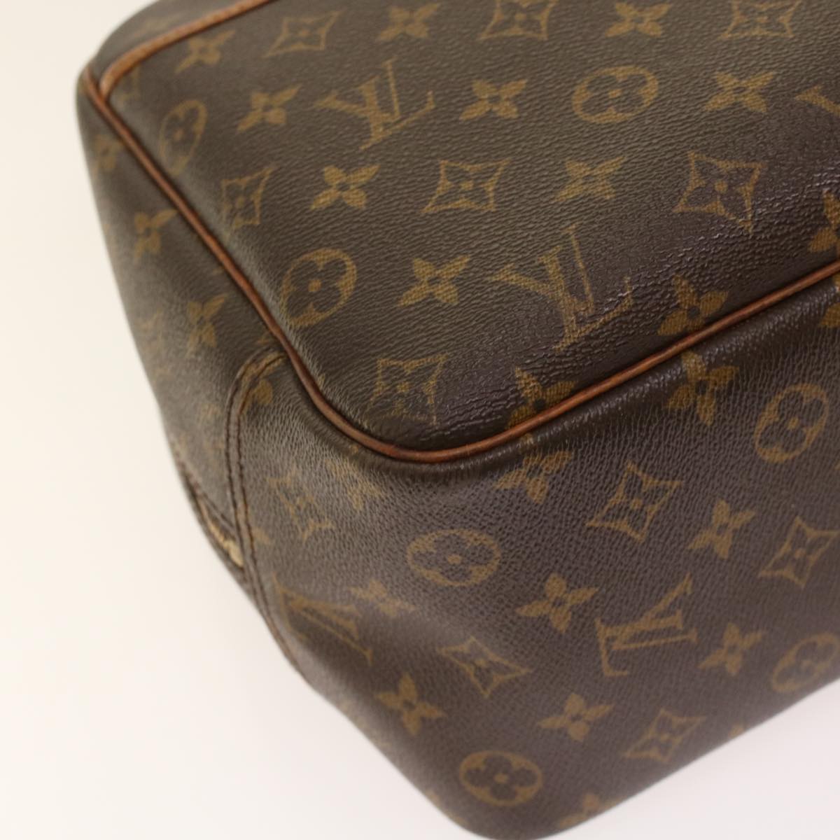 LOUIS VUITTON Monogram Deauville Hand Bag M47270 LV Auth 48553