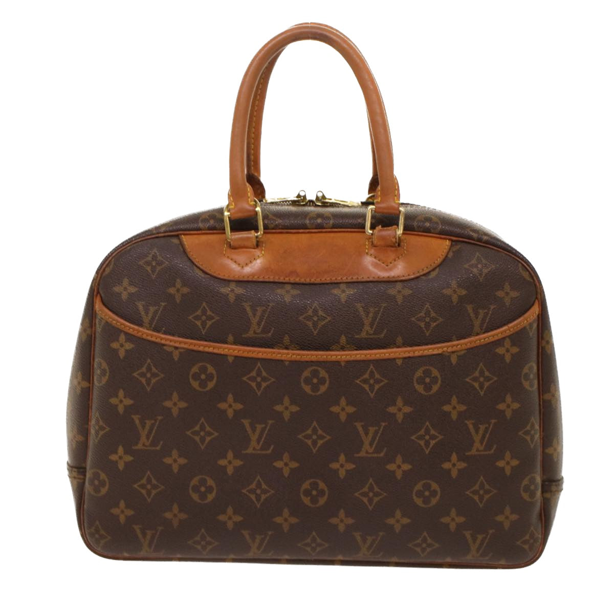 LOUIS VUITTON Monogram Deauville Hand Bag M47270 LV Auth 48553