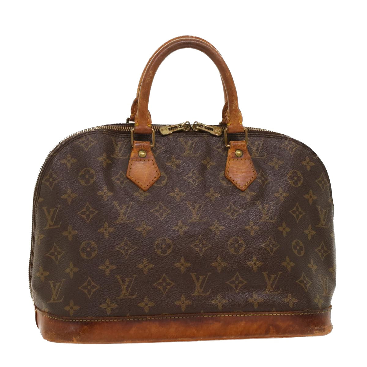 LOUIS VUITTON Monogram Alma Hand Bag M51130 LV Auth 48554