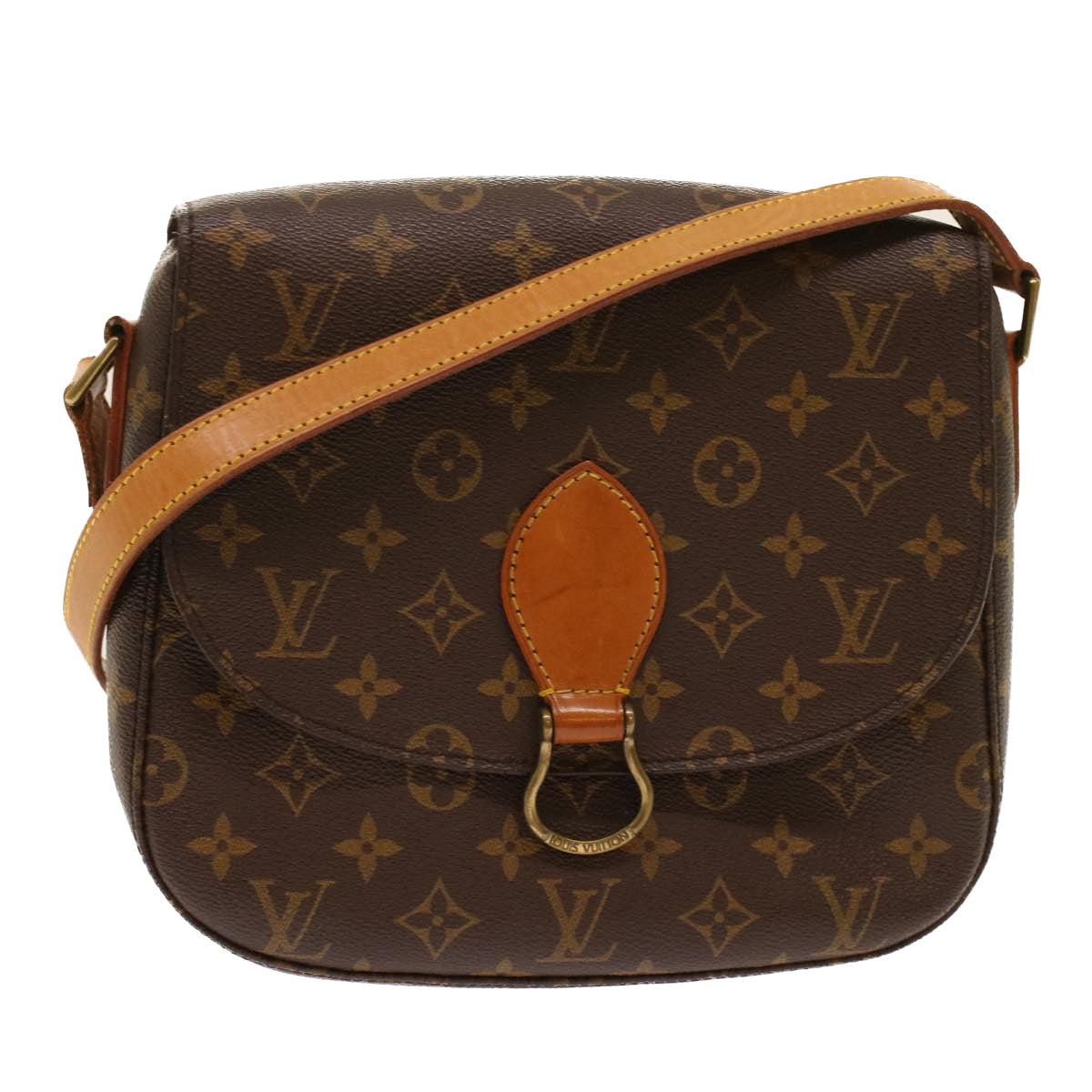 LOUIS VUITTON Monogram Saint Cloud GM Shoulder Bag M51242 LV Auth 48556