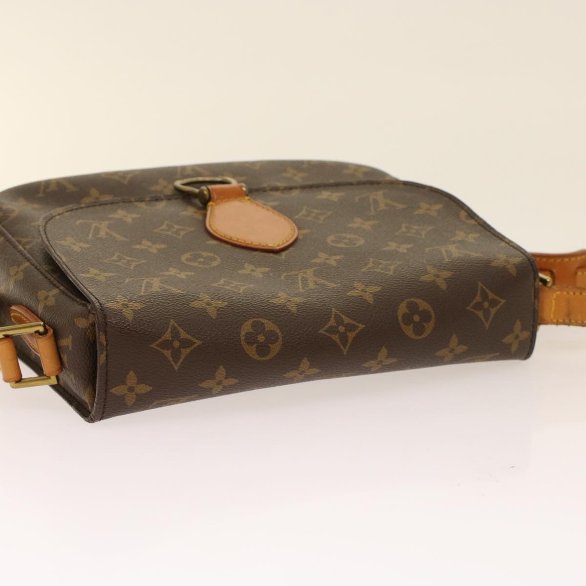 LOUIS VUITTON Monogram Saint Cloud GM Shoulder Bag M51242 LV Auth 48556