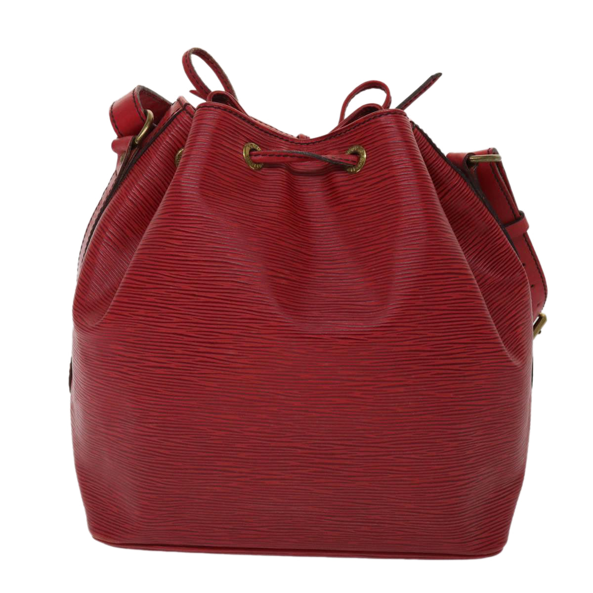 LOUIS VUITTON Epi Petit Noe Shoulder Bag Red M44107 LV Auth 48579 - 0