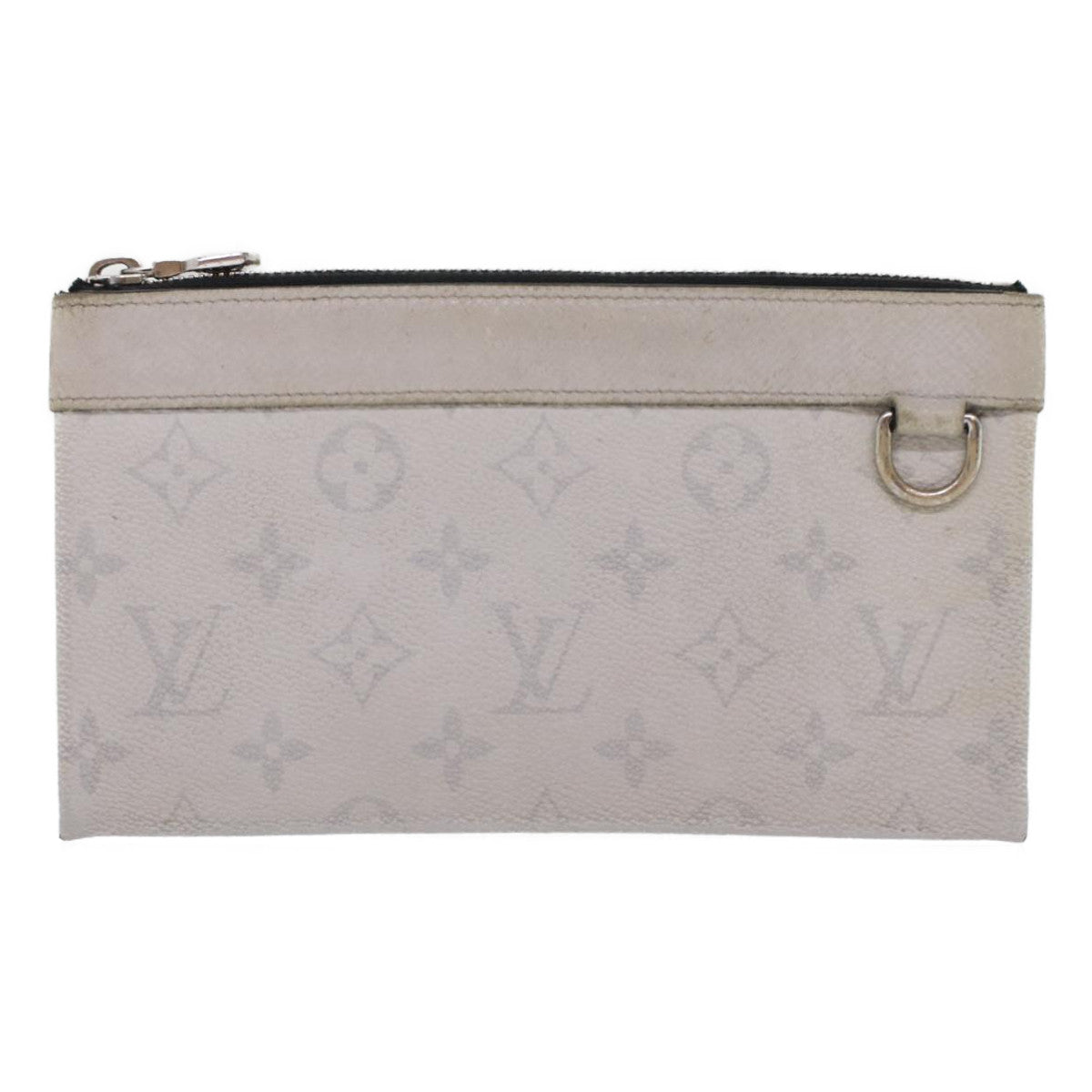 LOUIS VUITTON Monogram Taigarama Pochette Discovery PM Bag M30279 LV Auth 48626