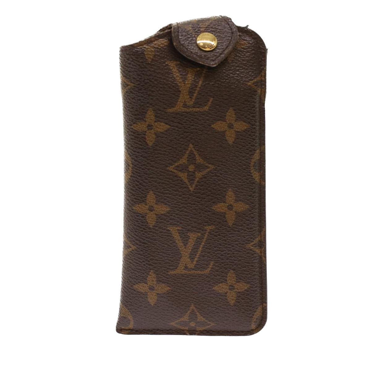 LOUIS VUITTON Monogram Etui Lunette PM Glasses Case M66545 LV Auth 48627