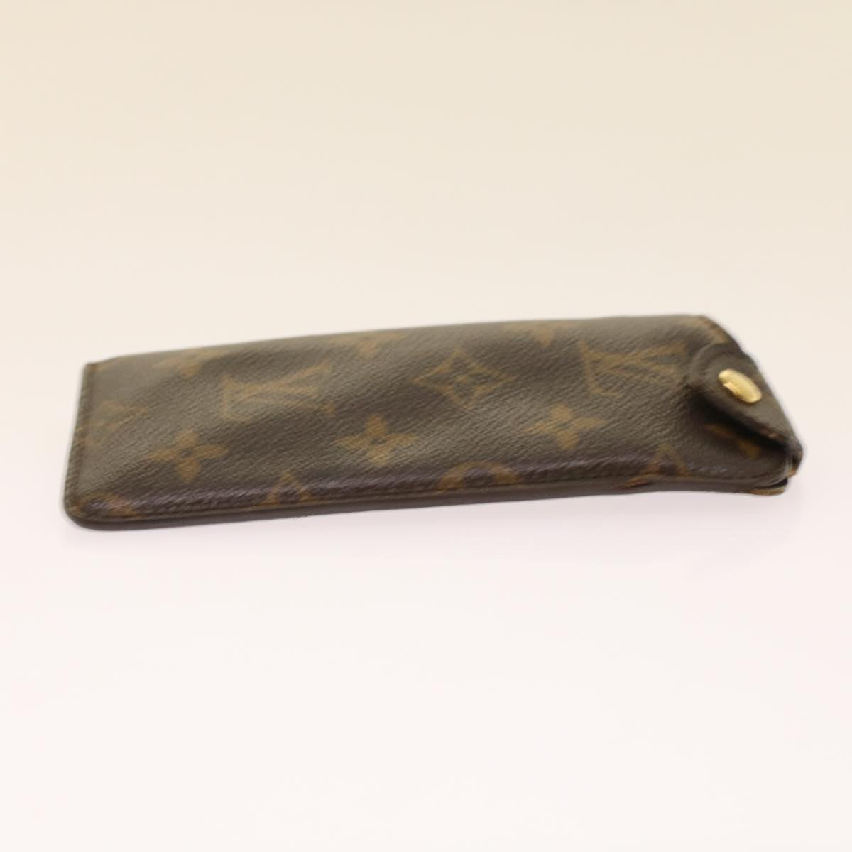 LOUIS VUITTON Monogram Etui Lunette PM Glasses Case M66545 LV Auth 48627