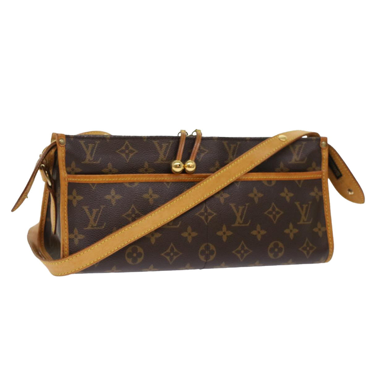 LOUIS VUITTON Monogram Popincourt Long Shoulder Bag M40008 LV Auth 48632