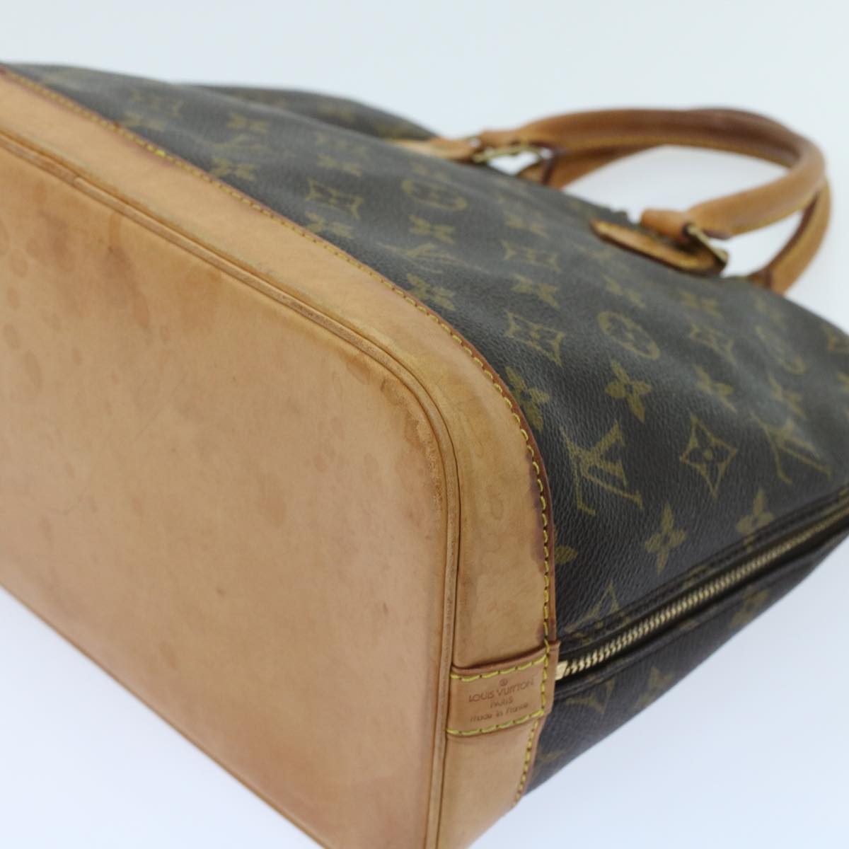 LOUIS VUITTON Monogram Alma Hand Bag M51130 LV Auth 48653