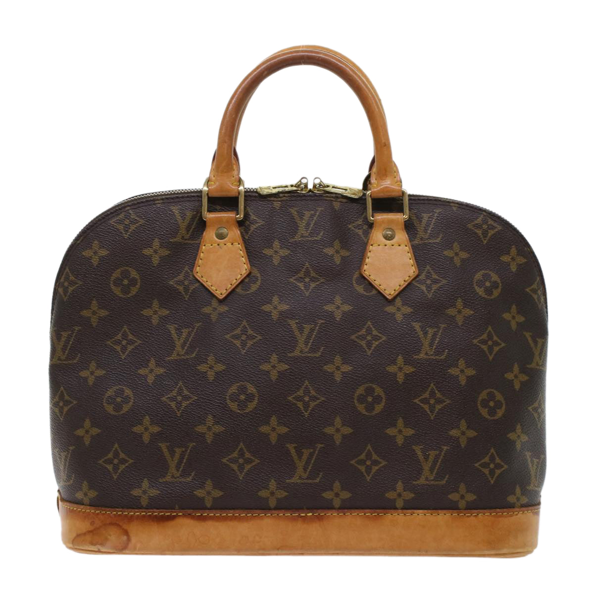 LOUIS VUITTON Monogram Alma Hand Bag M51130 LV Auth 48653