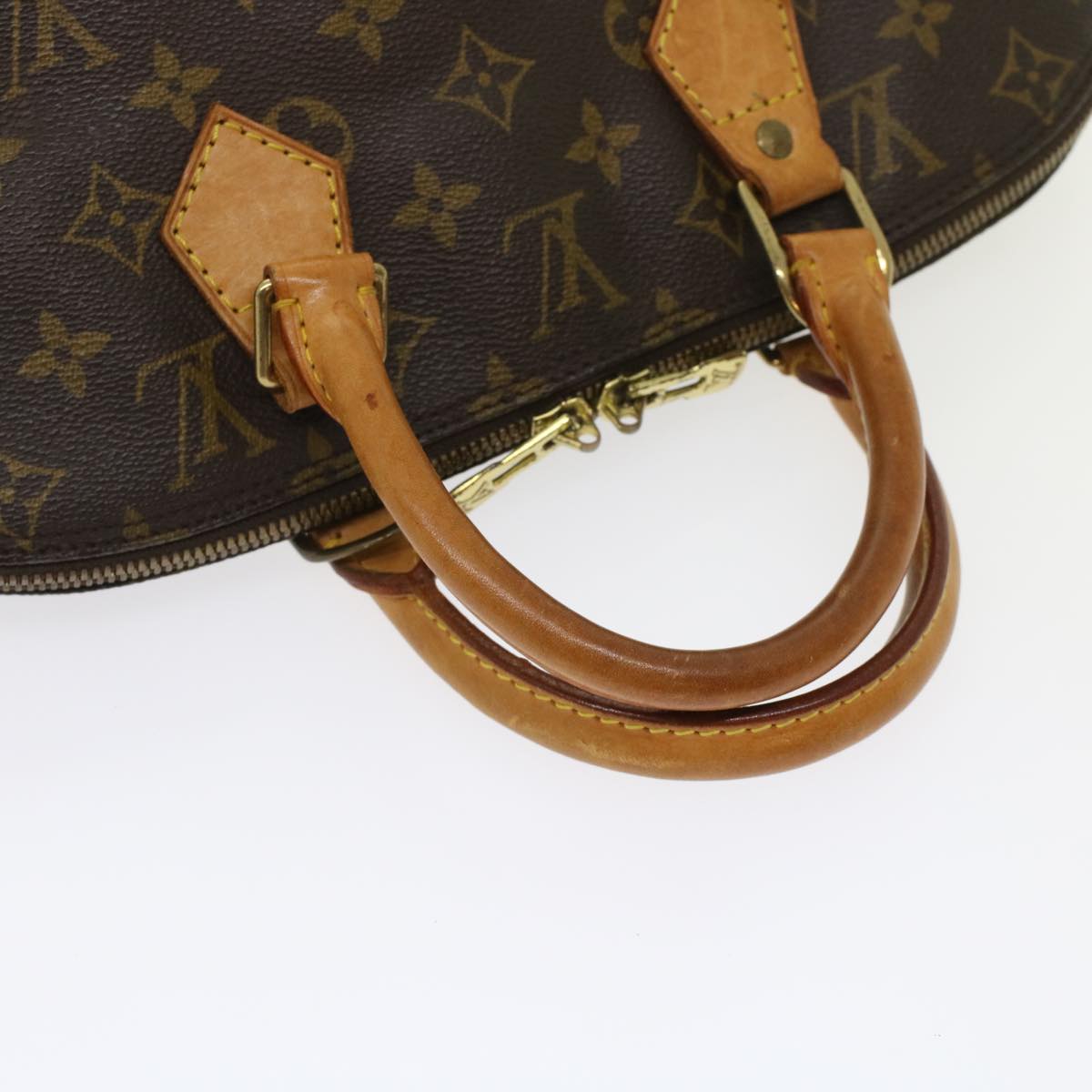 LOUIS VUITTON Monogram Alma Hand Bag M51130 LV Auth 48653