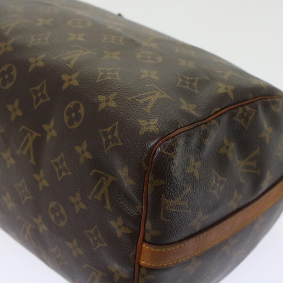 LOUIS VUITTON Monogram Speedy Bandouliere 30 Hand Bag M40391 LV Auth 48661