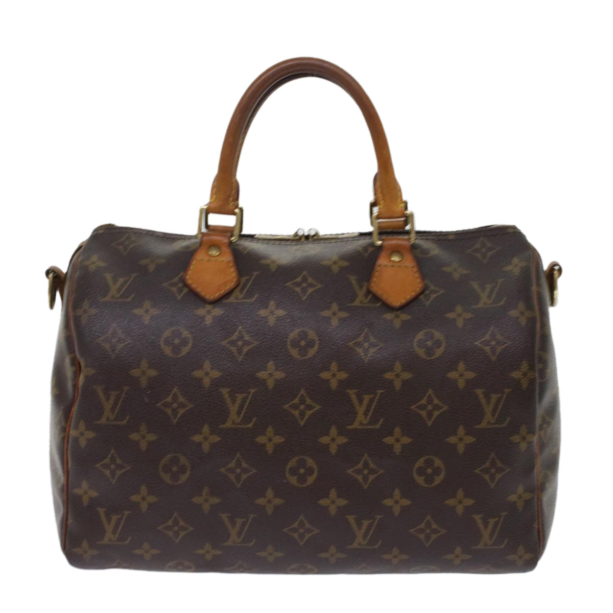 LOUIS VUITTON Monogram Speedy Bandouliere 30 Hand Bag M40391 LV Auth 48661