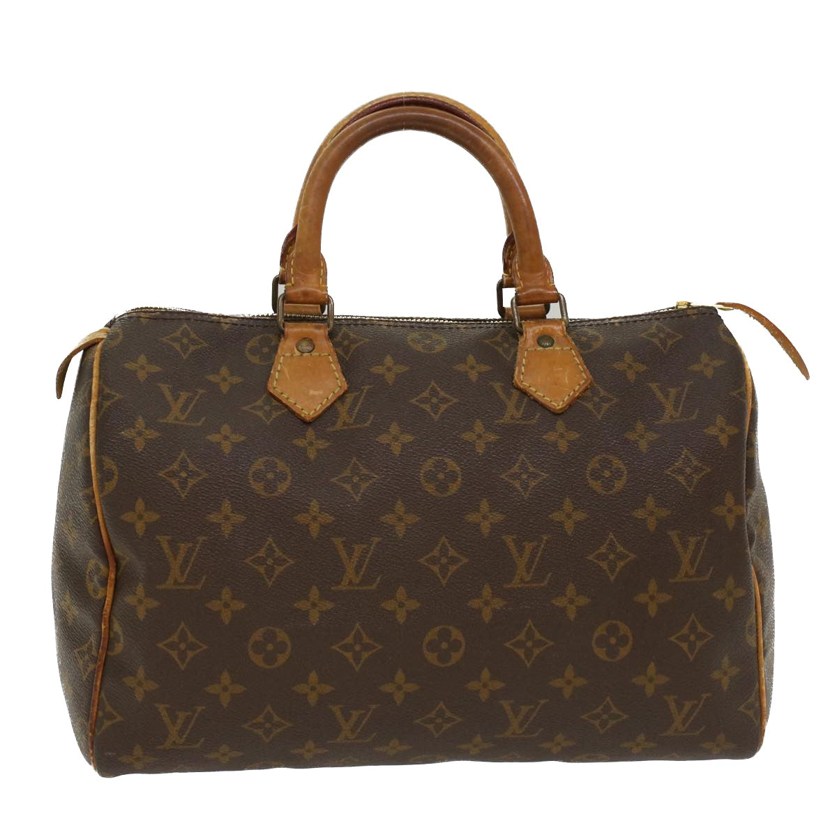 LOUIS VUITTON Monogram Speedy 30 Hand Bag M41526 LV Auth 48662