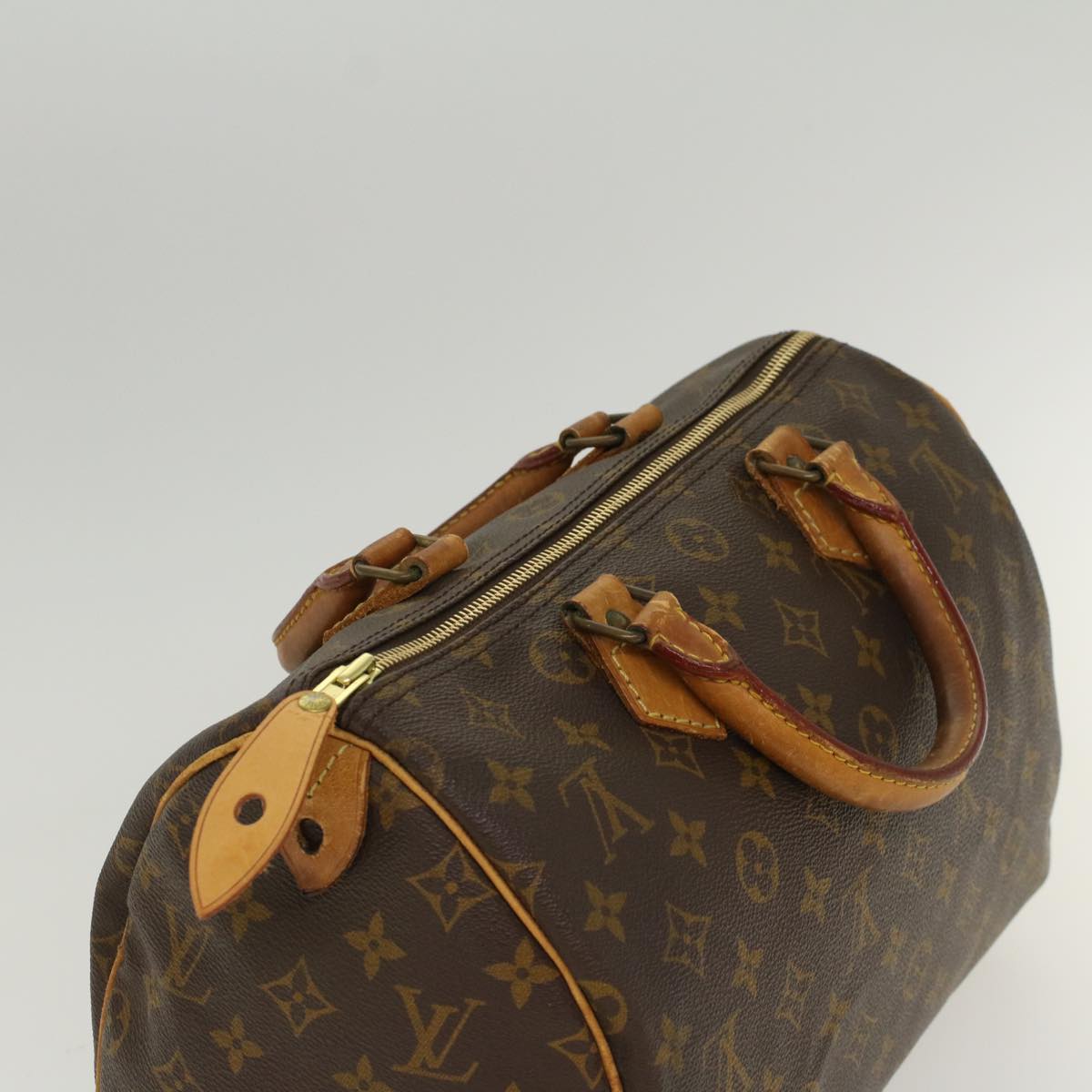 LOUIS VUITTON Monogram Speedy 30 Hand Bag M41526 LV Auth 48662