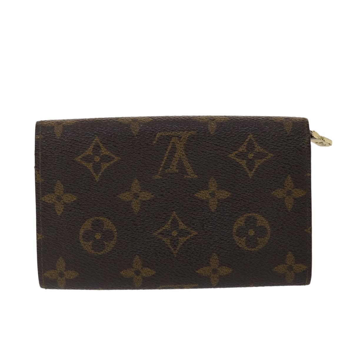 LOUIS VUITTON Monogram Porte Monnaie Billets Tresor Wallet M61730 Auth 48677 - 0