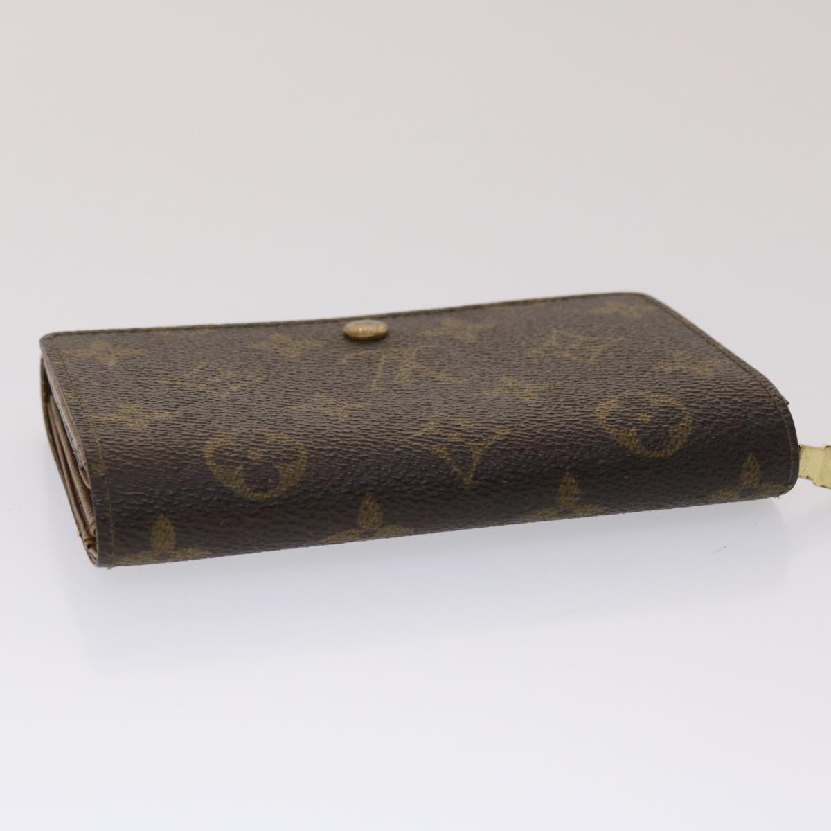 LOUIS VUITTON Monogram Porte Monnaie Billets Tresor Wallet M61730 Auth 48677