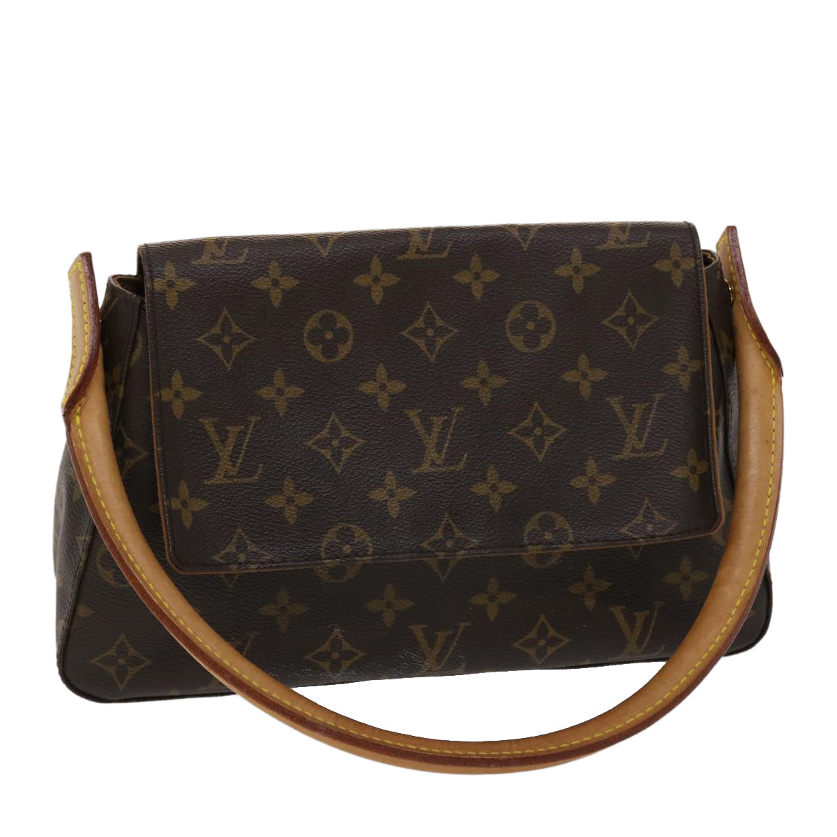 LOUIS VUITTON Monogram Mini Looping Shoulder Bag M51147 LV Auth 48684