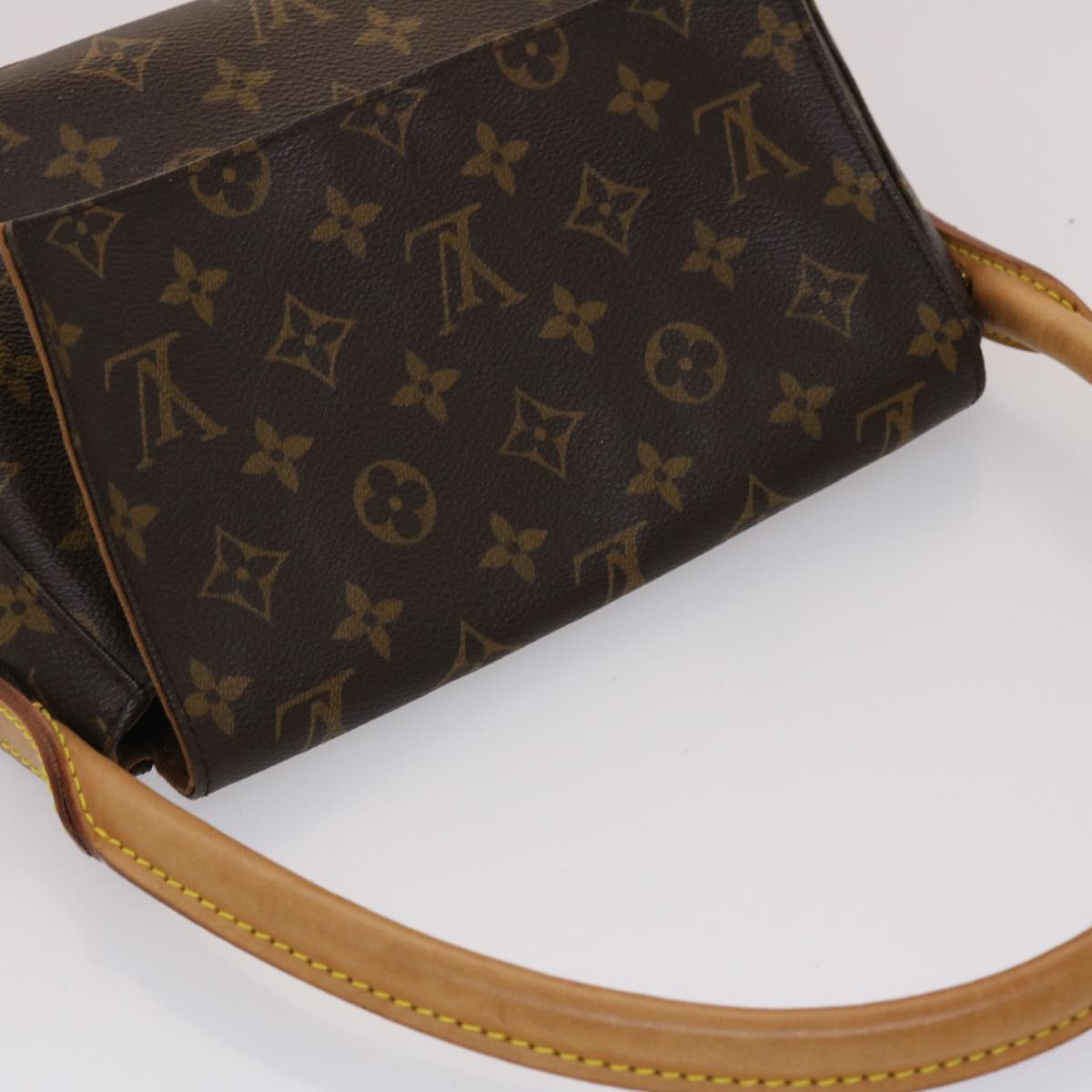 LOUIS VUITTON Monogram Mini Looping Shoulder Bag M51147 LV Auth 48684