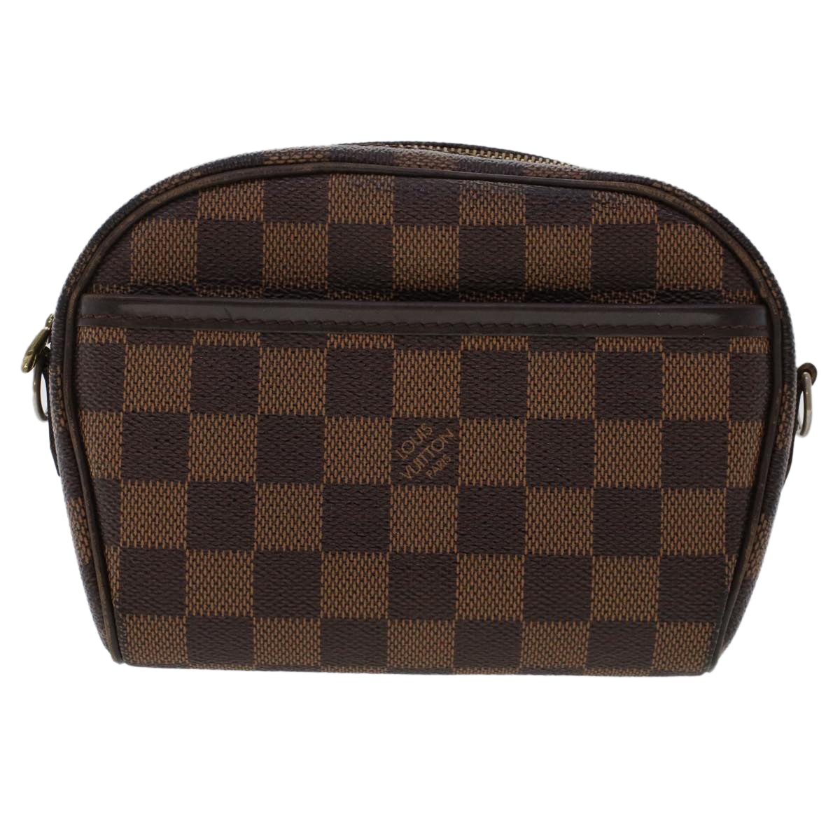 LOUIS VUITTON Damier Ebene Pochette Ipanema Shoulder Bag N51296 LV Auth 48702