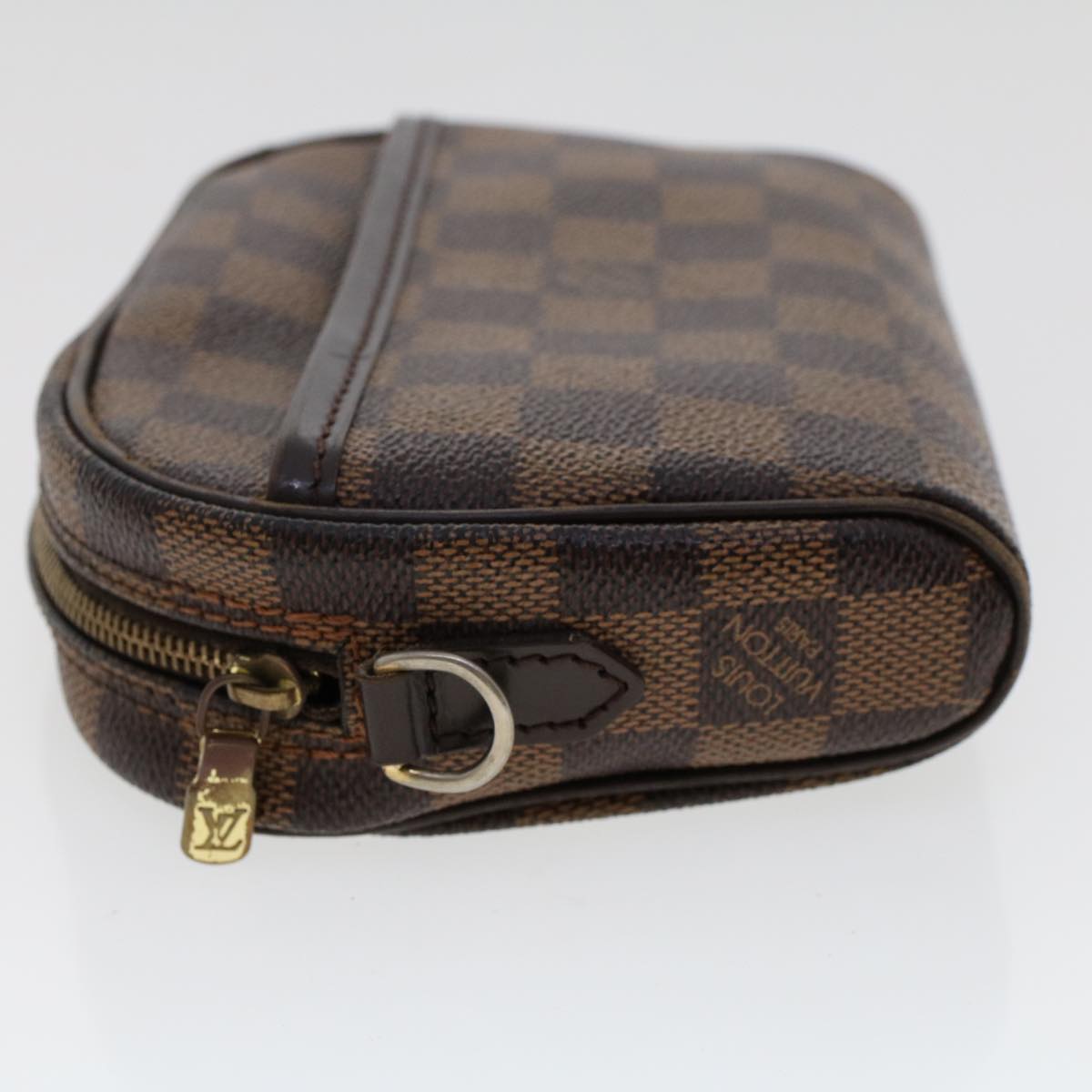 LOUIS VUITTON Damier Ebene Pochette Ipanema Shoulder Bag N51296 LV Auth 48702