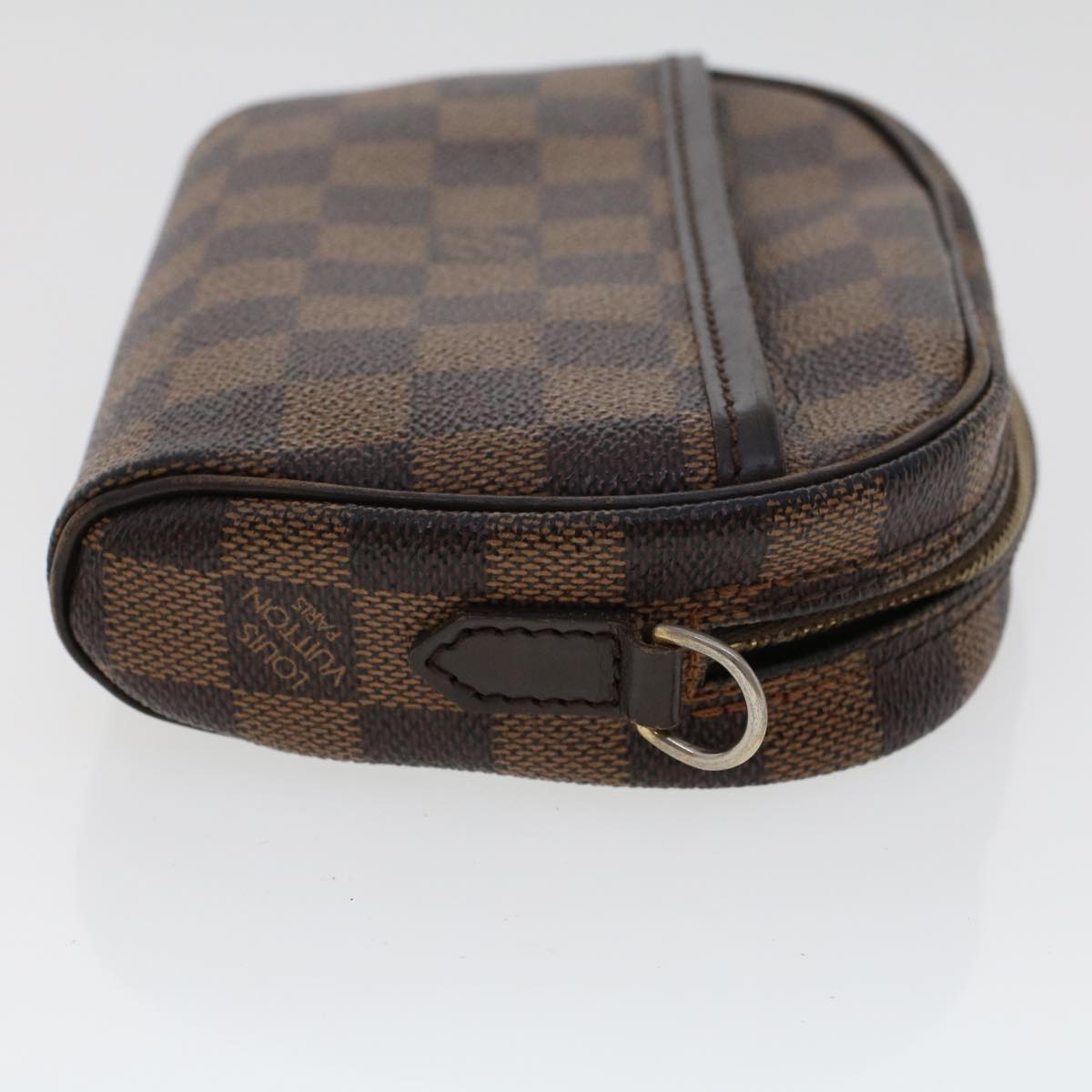 LOUIS VUITTON Damier Ebene Pochette Ipanema Shoulder Bag N51296 LV Auth 48702