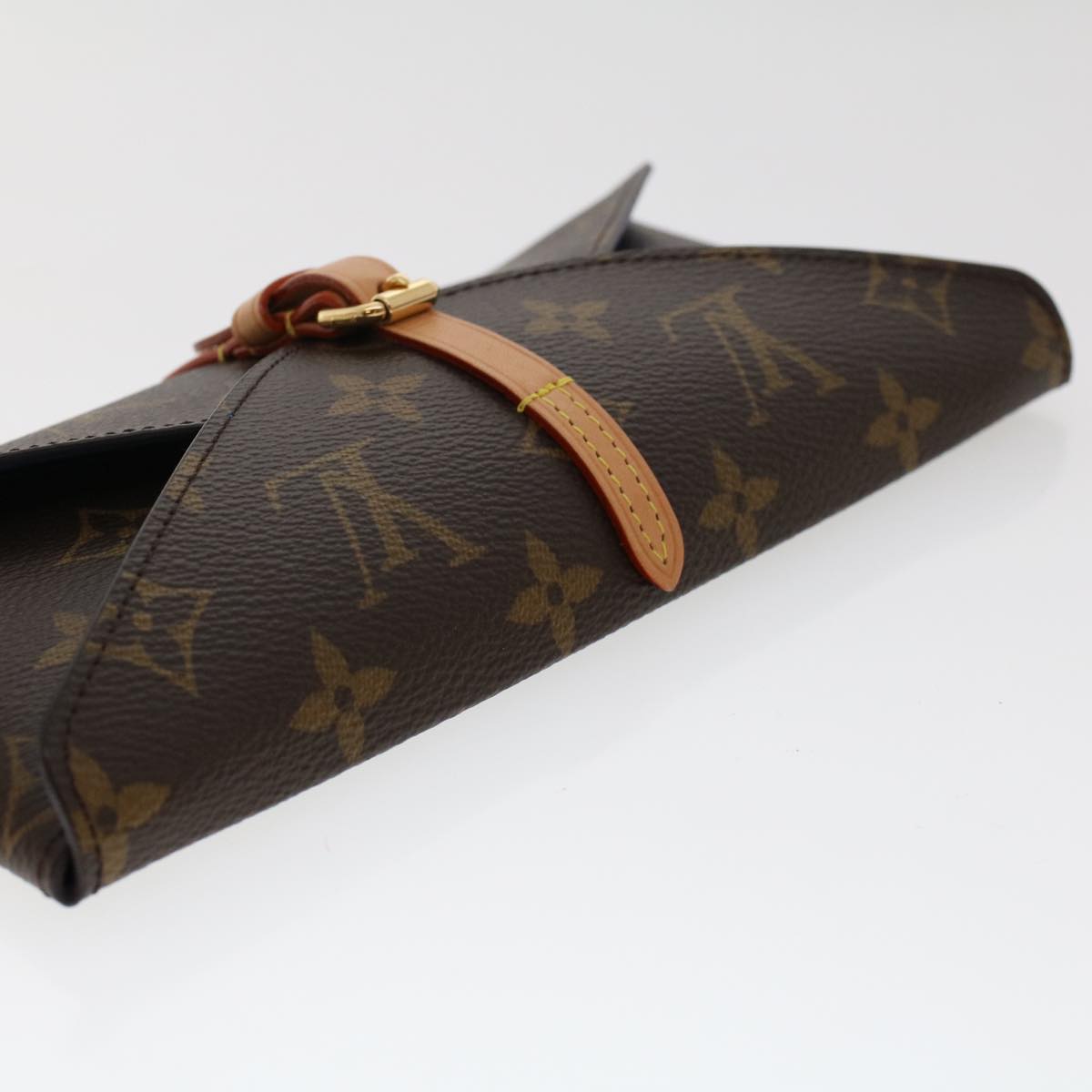 LOUIS VUITTON Monogram Etui6 Paille Accessory Case GI0477 LV Auth 48703A