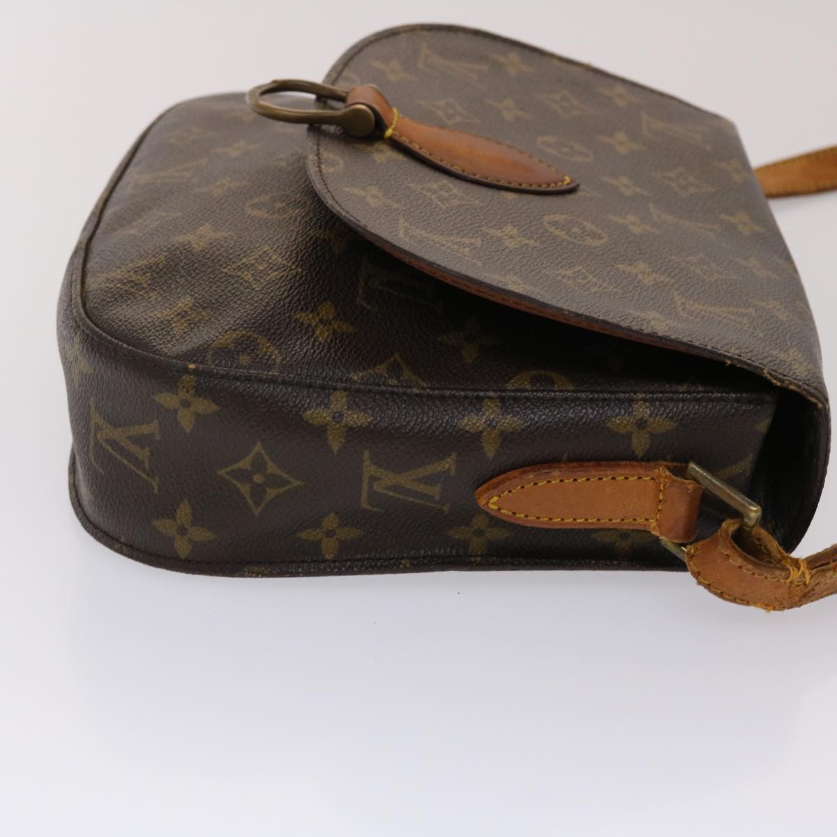 LOUIS VUITTON Monogram Saint Cloud GM Shoulder Bag M51242 LV Auth 48704