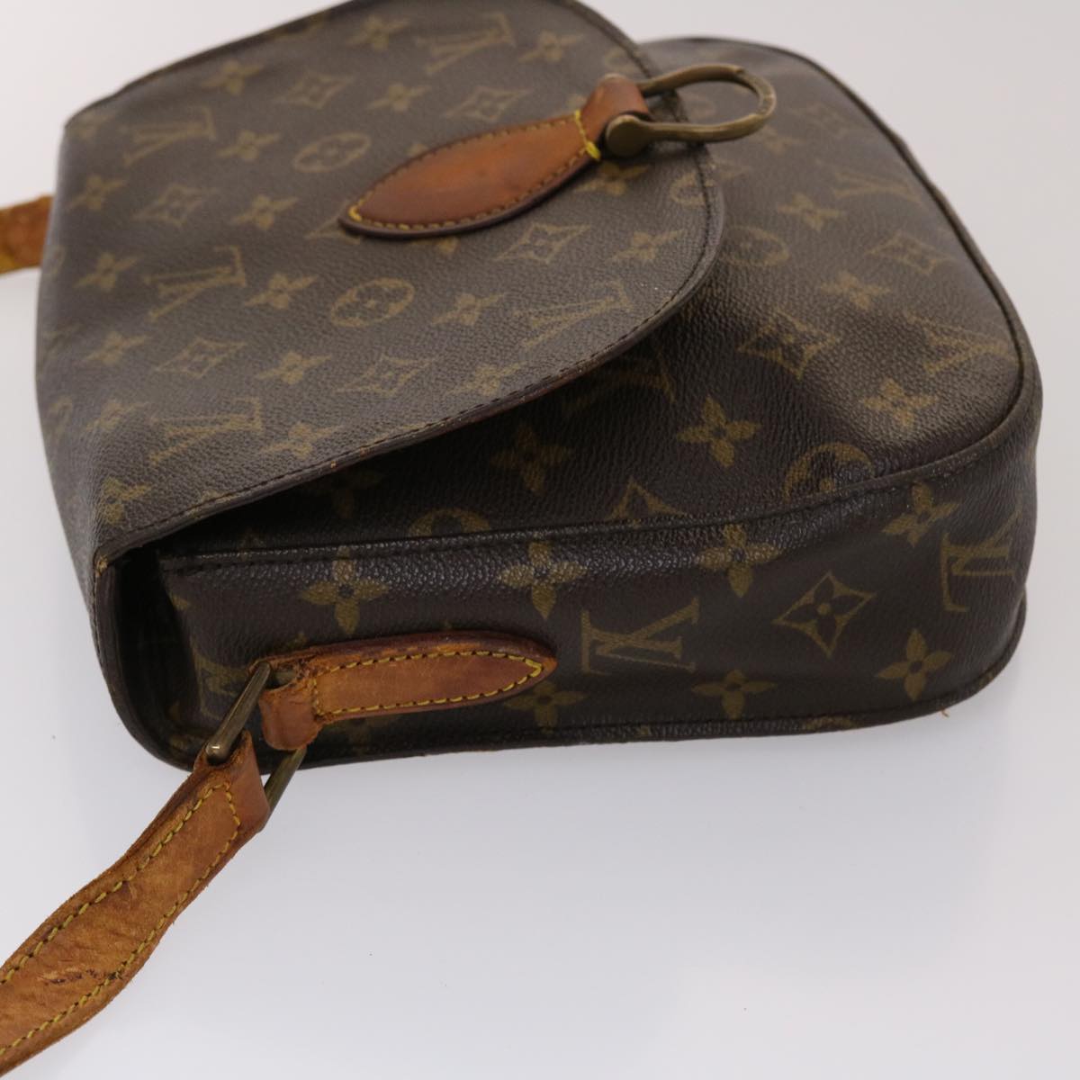 LOUIS VUITTON Monogram Saint Cloud GM Shoulder Bag M51242 LV Auth 48704