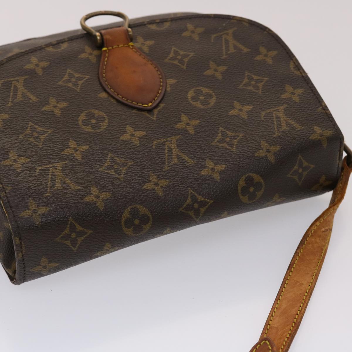 LOUIS VUITTON Monogram Saint Cloud GM Shoulder Bag M51242 LV Auth 48704